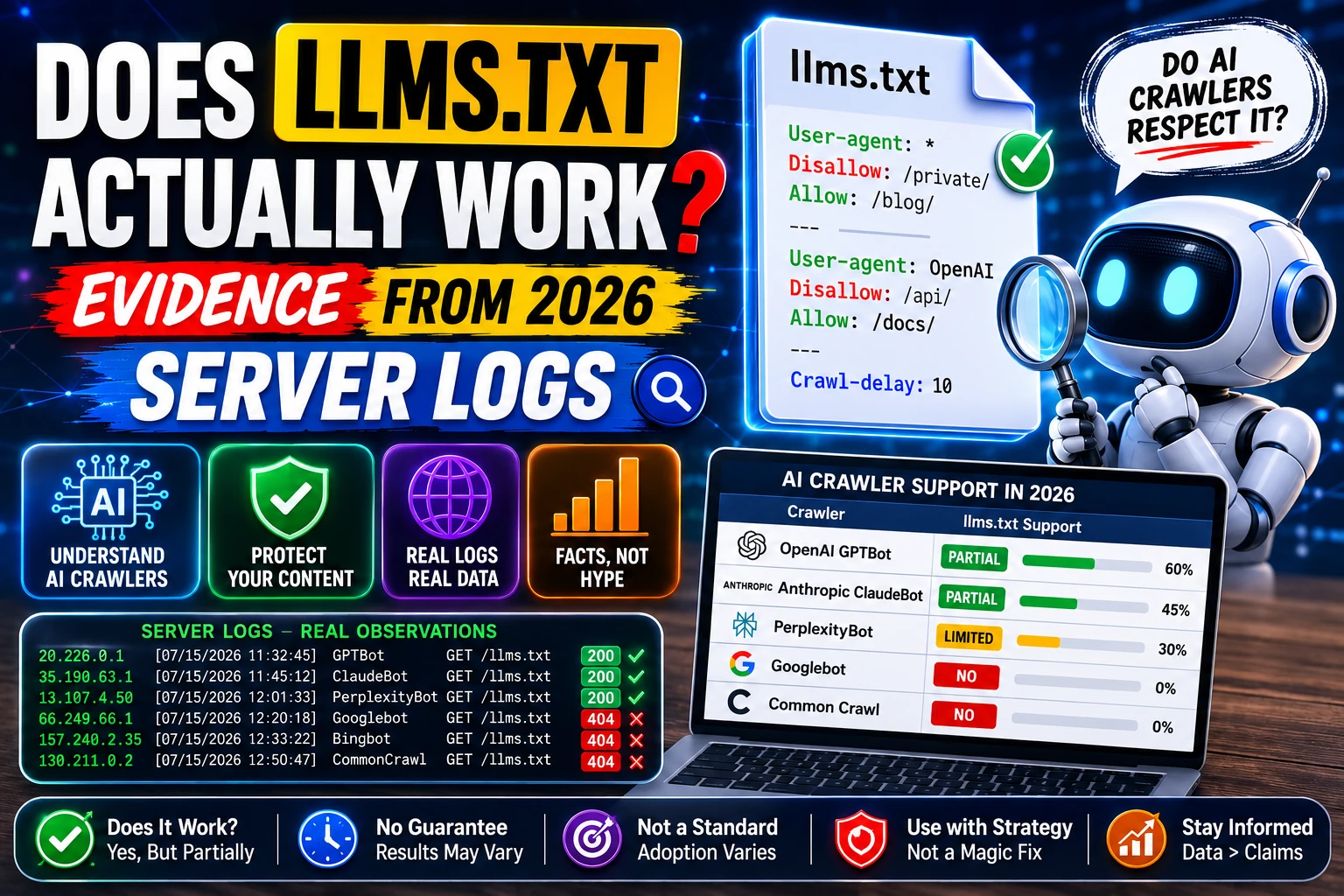 Does llms.txt Actually Work? Evidence from 2026 Server Logs